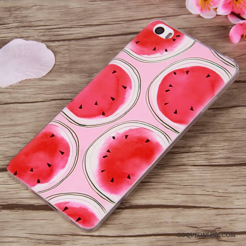 Mi Note Fluide Doux Dessin Animé Coque De Téléphone Silicone Tendance Gaufrage Multicolore