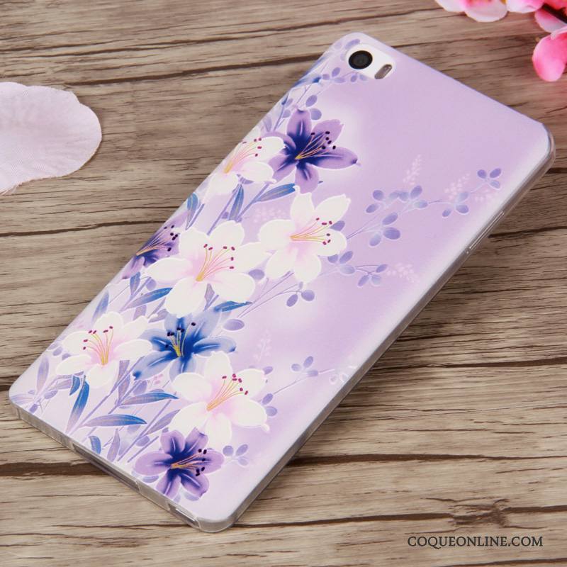 Mi Note Fluide Doux Dessin Animé Coque De Téléphone Silicone Tendance Gaufrage Multicolore