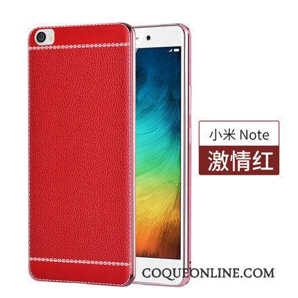 Mi Note Incassable Business Silicone Coque Étui Protection Rouge