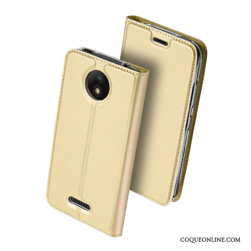 Moto C Coque Incassable Or Housse Étui Protection Tout Compris Business