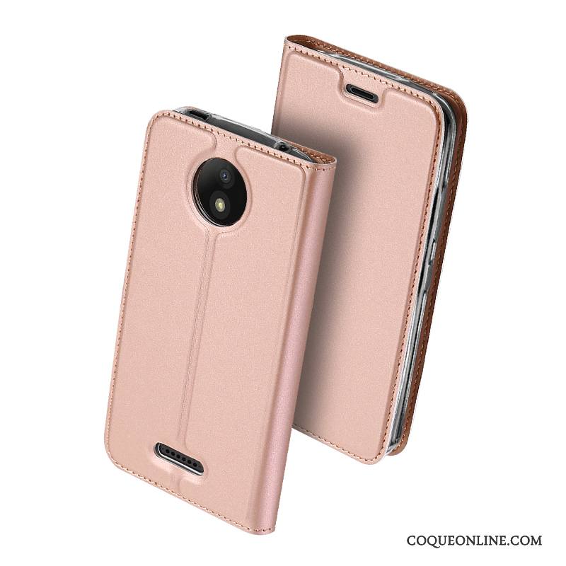 Moto C Coque Incassable Or Housse Étui Protection Tout Compris Business