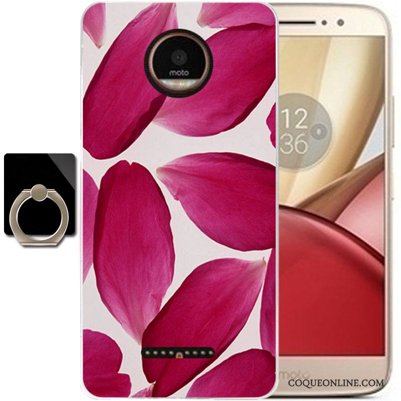 Moto C Fluide Doux Silicone Charmant Incassable Tout Compris Dessin Animé Coque