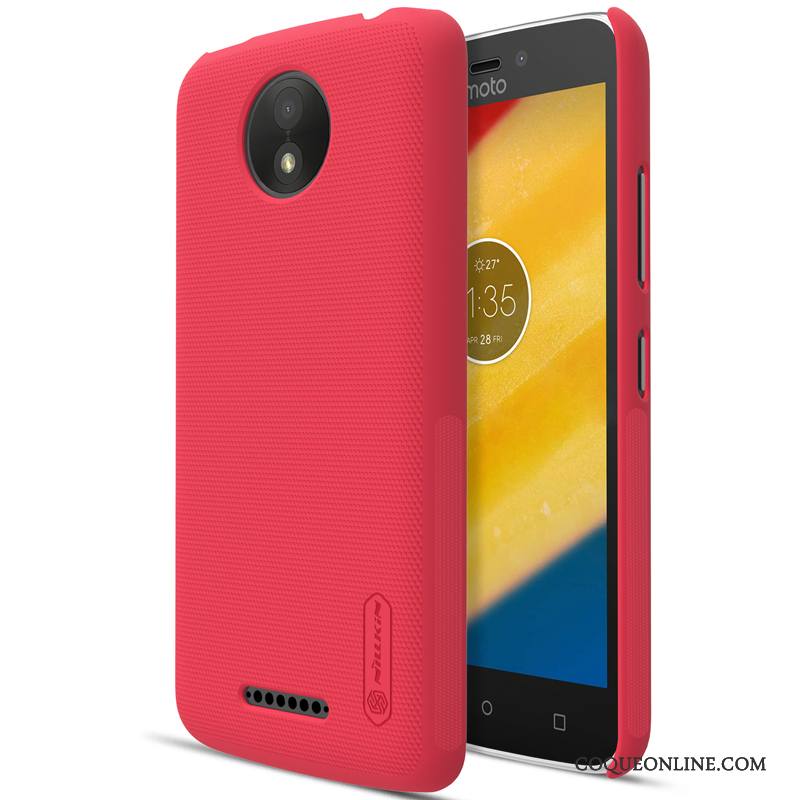 Moto C Plus Étui Or Difficile Protection Coque De Téléphone Téléphone Portable