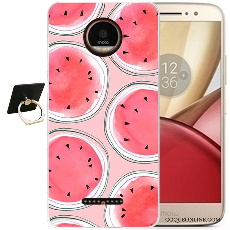 Moto C Silicone Transparent Étui Coque De Téléphone Gaufrage Incassable Protection