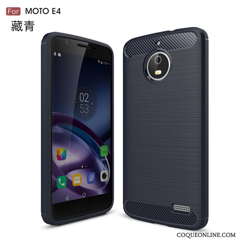 Moto E4 Fluide Doux Protection Incassable Coque De Téléphone Étoile Rouge Tout Compris