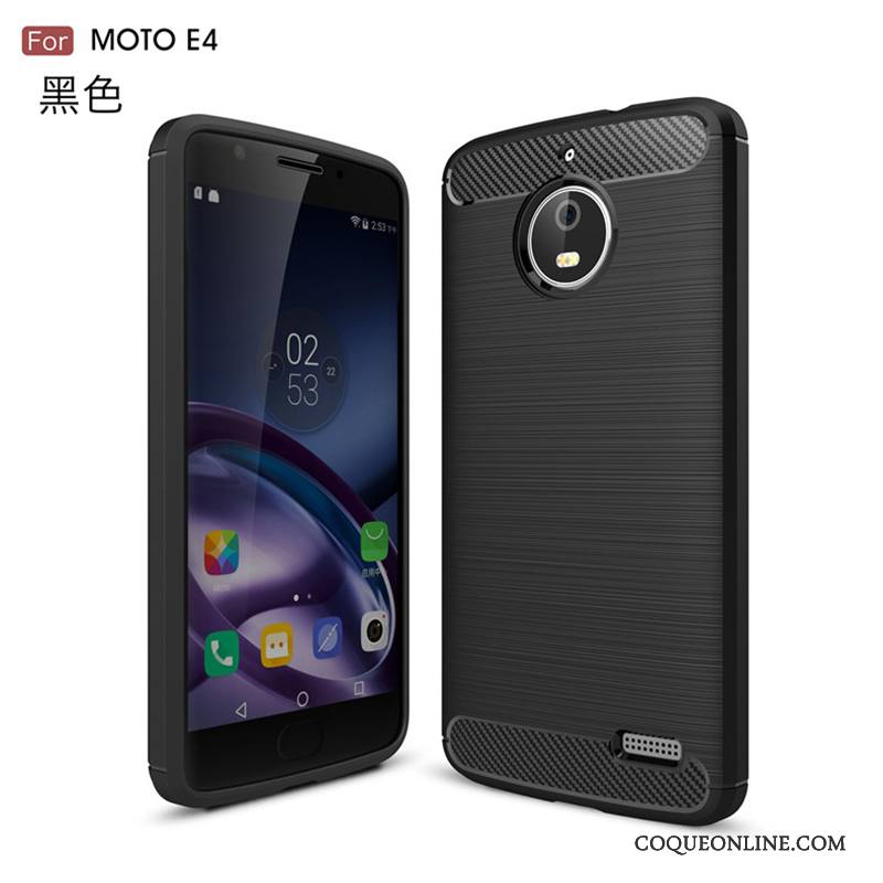 Moto E4 Fluide Doux Protection Incassable Coque De Téléphone Étoile Rouge Tout Compris