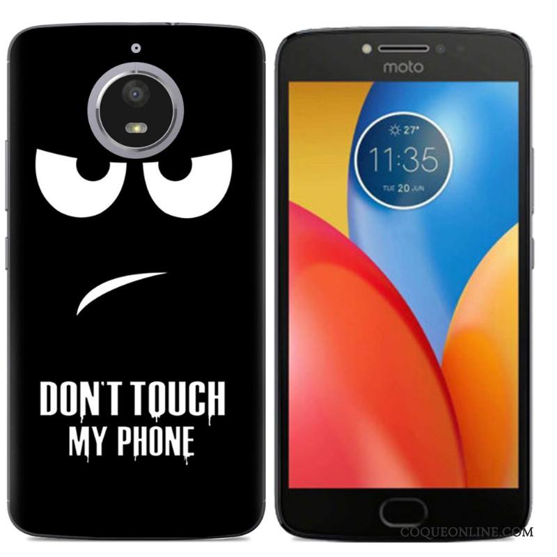 Moto E4 Plus Multicolore Coque De Téléphone Étui Téléphone Portable Créatif Silicone Peinture