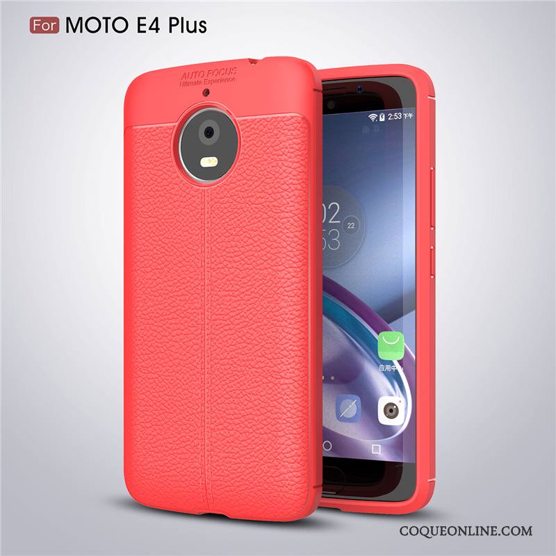 Moto E4 Plus Protection Incassable Étui Étoile Coque De Téléphone Fluide Doux Silicone