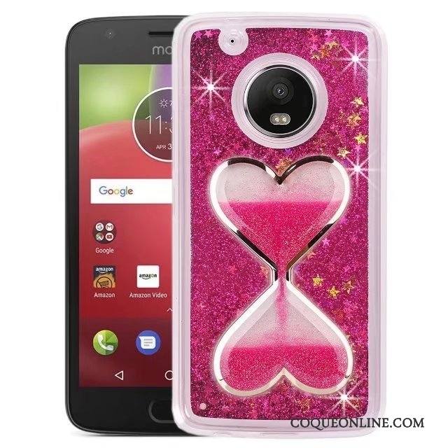 Moto E4 Rose Étui Protection Tout Compris Fluide Doux Coque Incassable