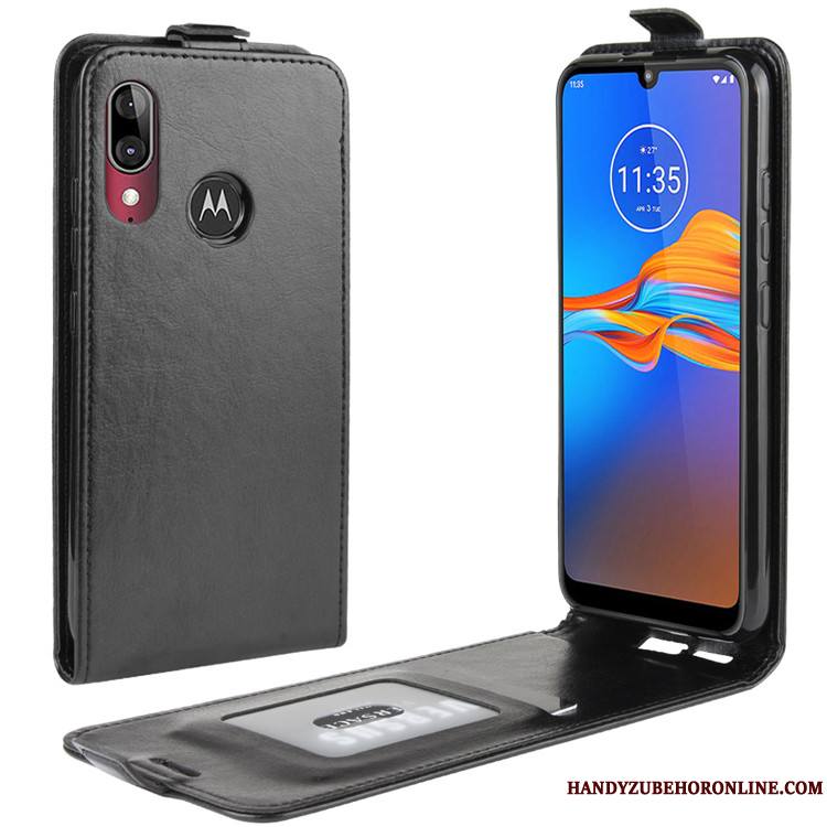 Moto E6 Plus Étui Incassable Protection Coque De Téléphone Housse Étui En Cuir