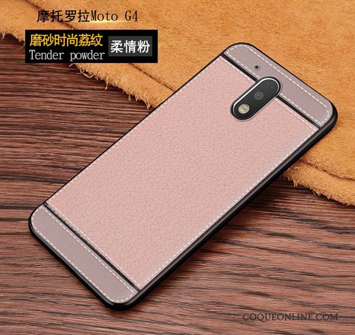 Moto G4 Play Coque De Téléphone Modèle Fleurie Étui Tout Compris Cuir Incassable Protection