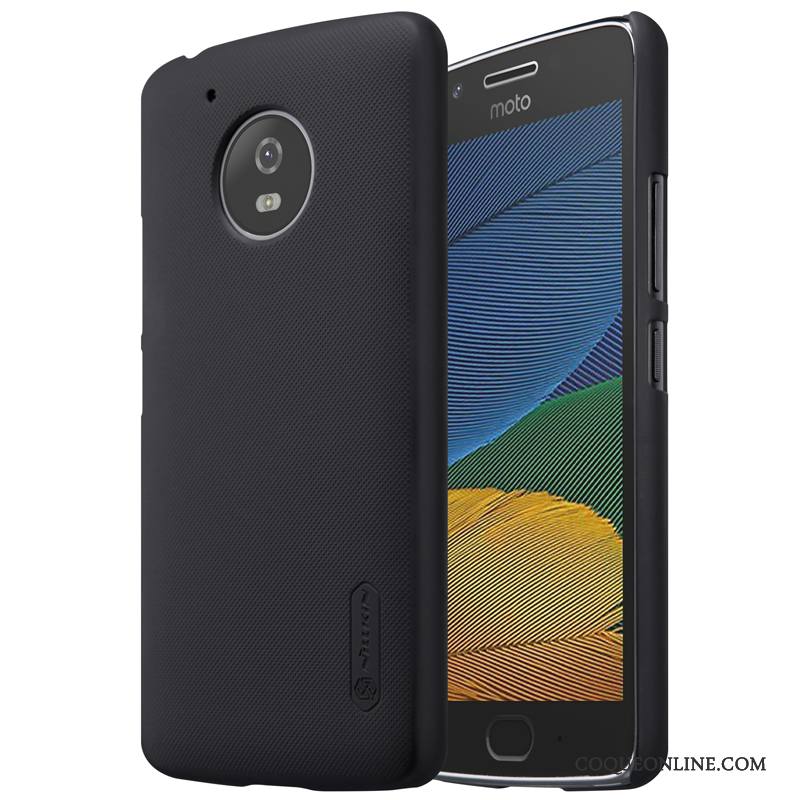 Moto G5 Blanc Délavé En Daim Difficile Antidérapant Étui Coque De Téléphone Protection