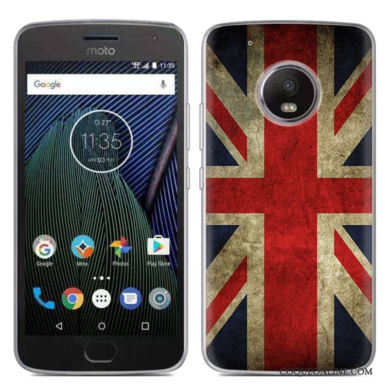 Moto G5 Créatif Nouveau Chaud Gris Coque De Téléphone Fluide Doux Peinture