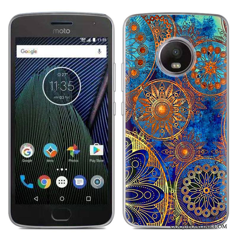 Moto G5 Créatif Nouveau Chaud Gris Coque De Téléphone Fluide Doux Peinture