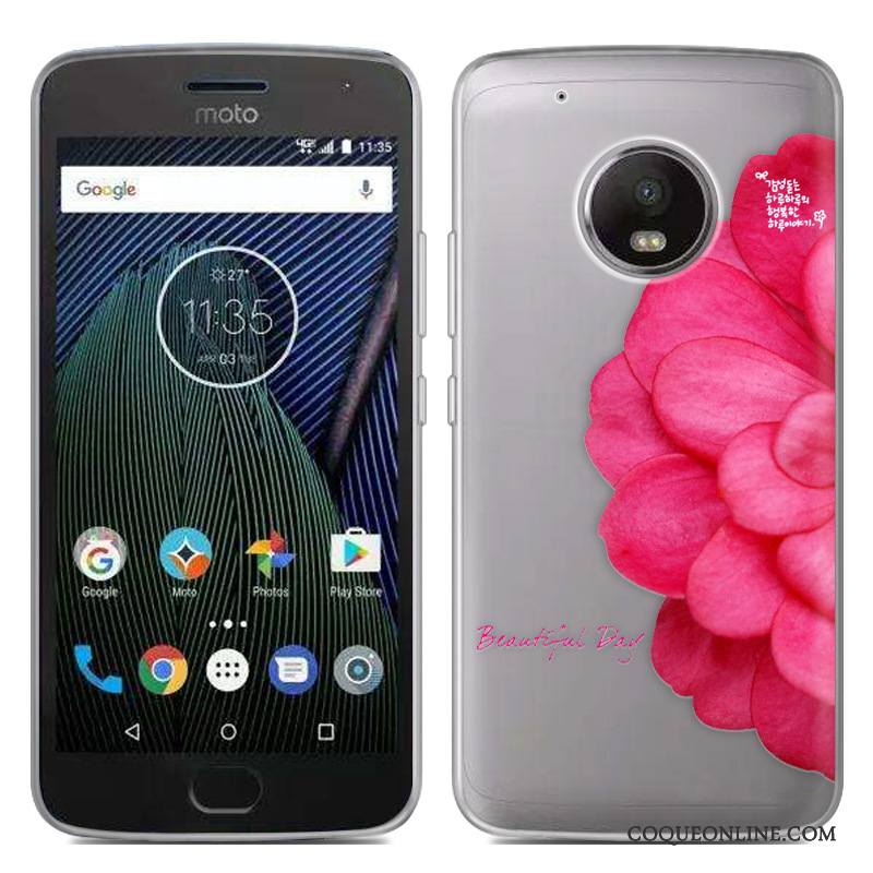 Moto G5 Créatif Nouveau Chaud Gris Coque De Téléphone Fluide Doux Peinture