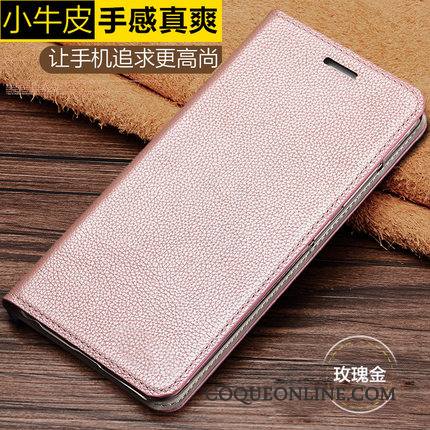 Moto G5 Plus Coque Business Cuir Véritable Vintage Protection Housse Or Luxe