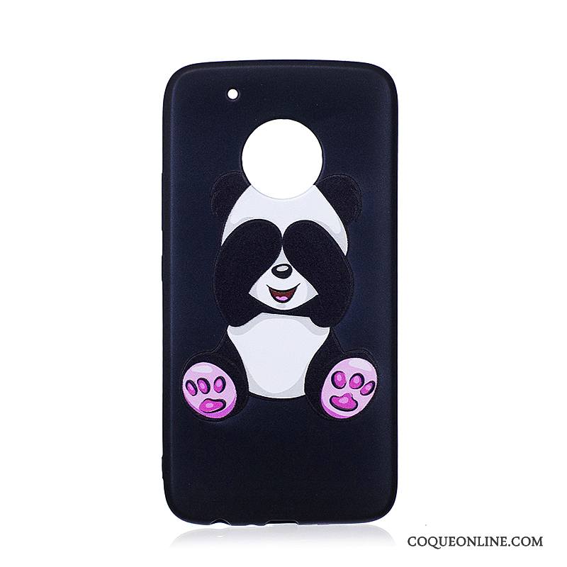 Moto G5 Plus Fluide Doux Gaufrage Dessin Animé Tendance Peinture Étui Coque De Téléphone