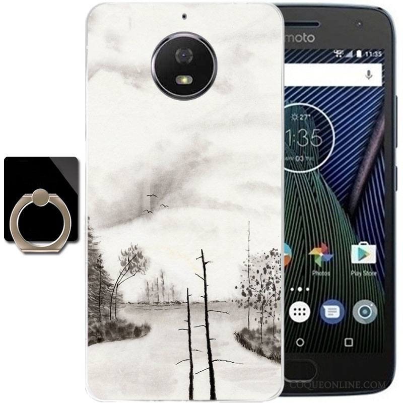 Moto G5 Plus Incassable Rose Protection Étui Coque De Téléphone