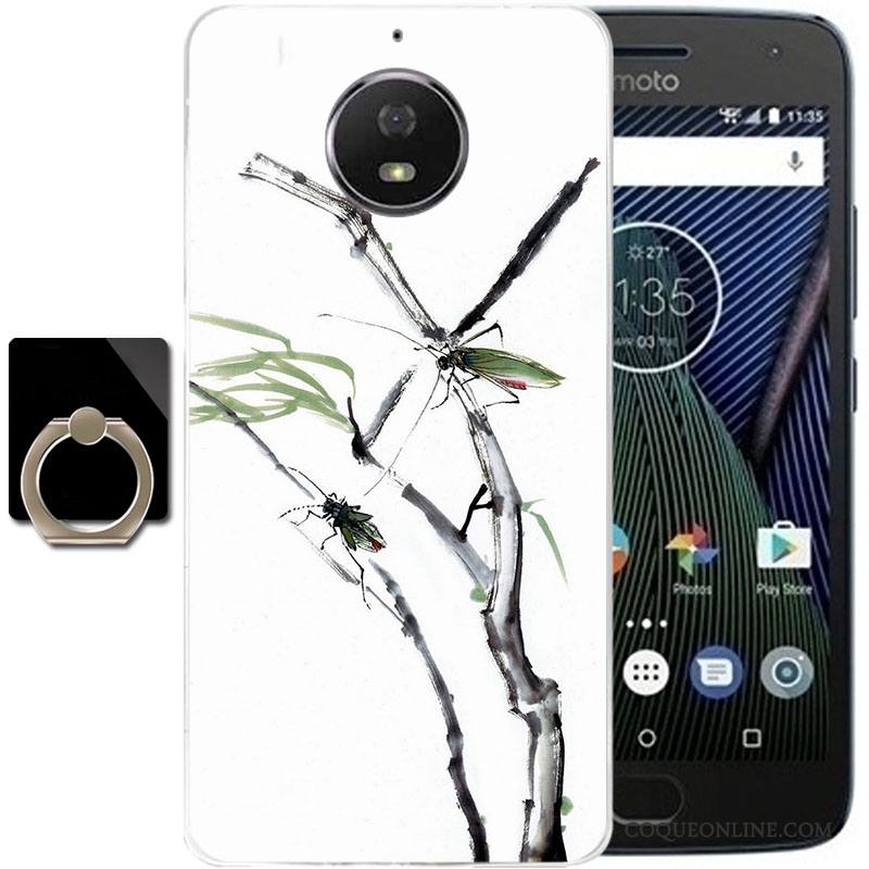 Moto G5 Plus Incassable Rose Protection Étui Coque De Téléphone