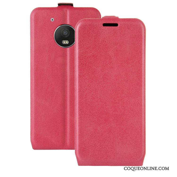 Moto G5 Téléphone Portable Coque De Téléphone Housse Étui Carte Étui En Cuir Violet