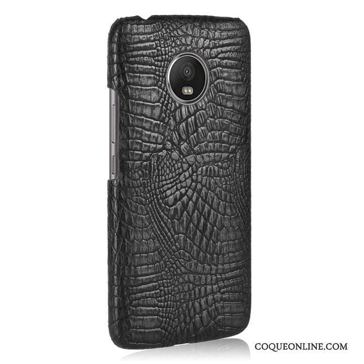 Moto G5 Étui Protection Orange Coque De Téléphone Crocodile