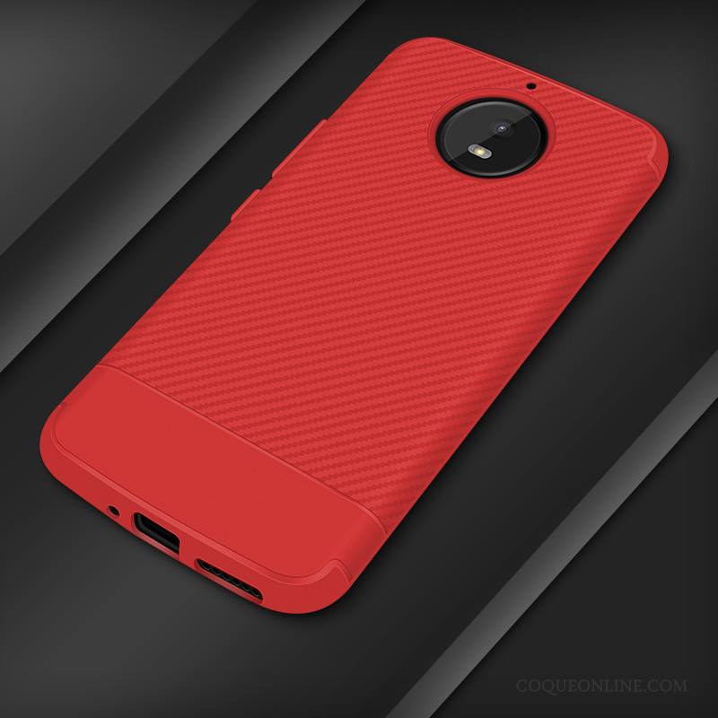 Moto G5s Coque Tout Compris Bleu Protection Noir Incassable Personnalité Étui