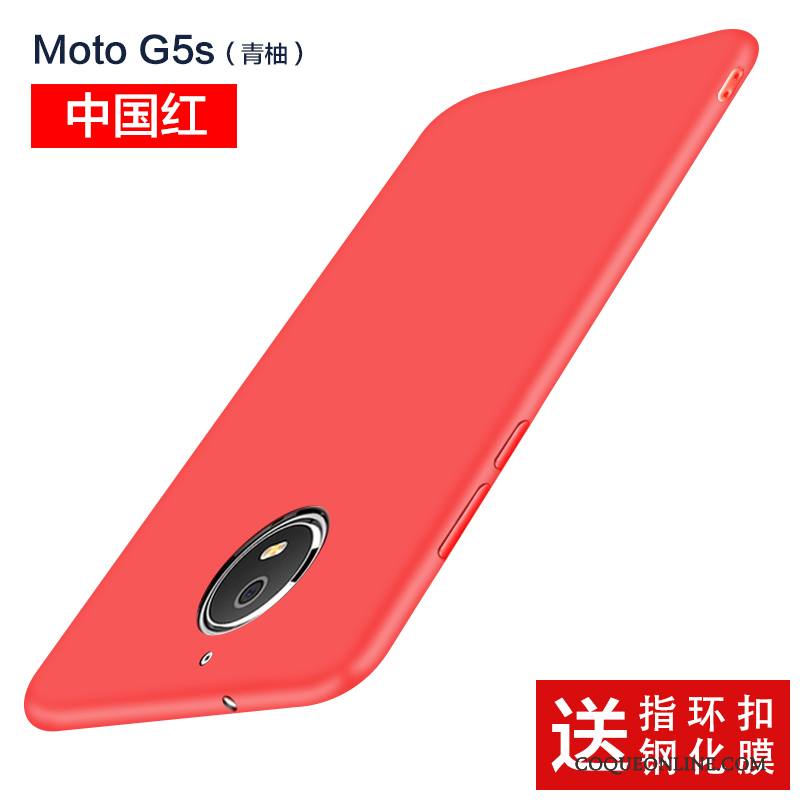 Moto G5s Délavé En Daim Étui Incassable Très Mince Protection Silicone Coque De Téléphone