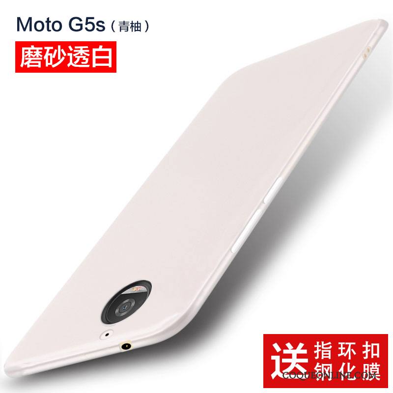 Moto G5s Délavé En Daim Étui Incassable Très Mince Protection Silicone Coque De Téléphone