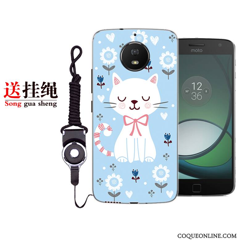 Moto G5s Plus Coque De Téléphone Dessin Animé Peinture Étui Fluide Doux Incassable Protection