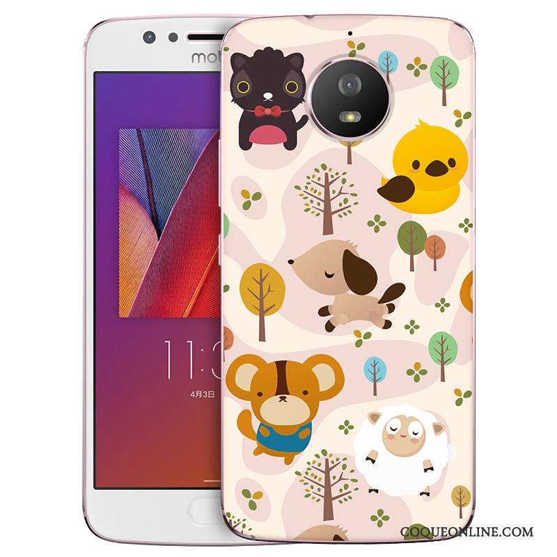 Moto G5s Protection Coque Multicolore De Téléphone Incassable Étui Fluide Doux