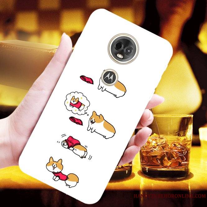 Moto G7 Plus Charmant Chiens Mode Coque De Téléphone Fluide Doux Jaune Personnalisé