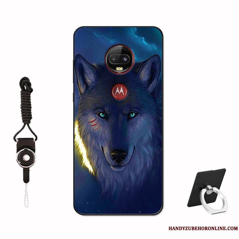 Moto G7 Plus Téléphone Portable Coque De Téléphone Haute Étui Gris Peinture