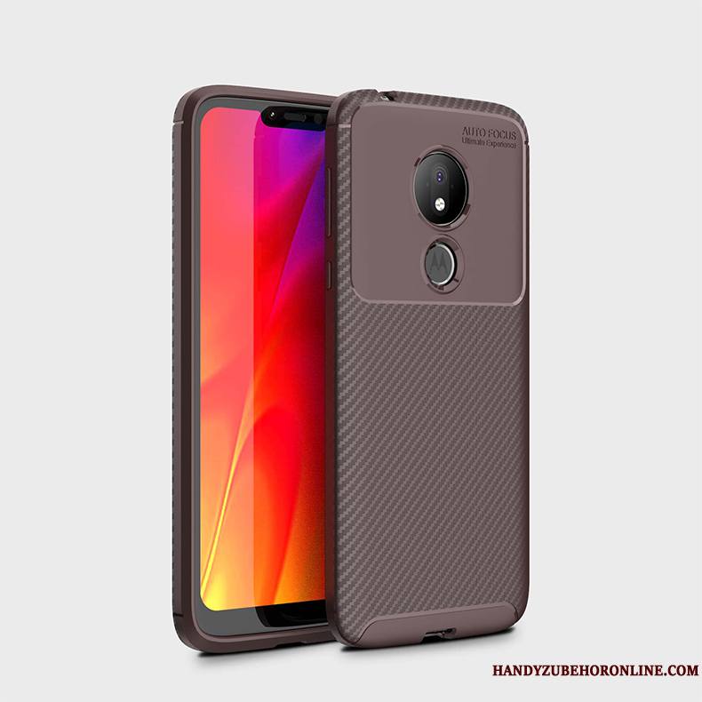 Moto G7 Power Marron Nouveau Coque De Téléphone Fluide Doux Étui Incassable Fibre