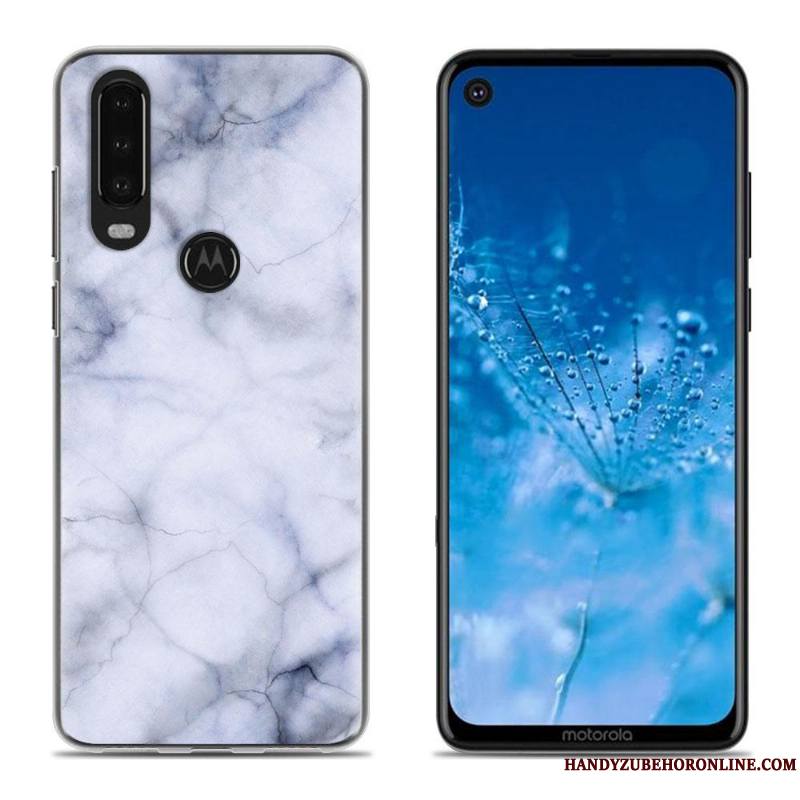 Moto G8 Coque De Téléphone Créatif Blanc Chaud Dessin Animé Tout Compris Silicone