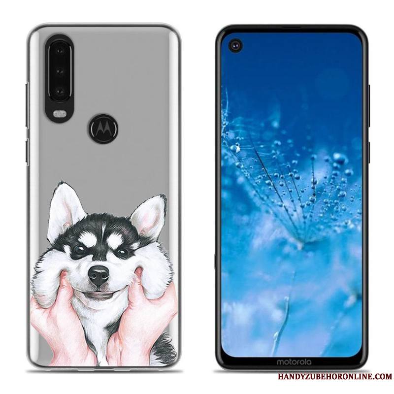 Moto G8 Coque De Téléphone Créatif Blanc Chaud Dessin Animé Tout Compris Silicone