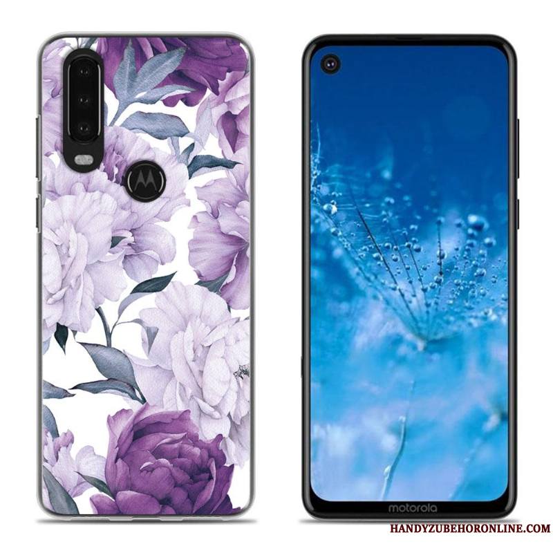 Moto G8 Coque De Téléphone Créatif Blanc Chaud Dessin Animé Tout Compris Silicone