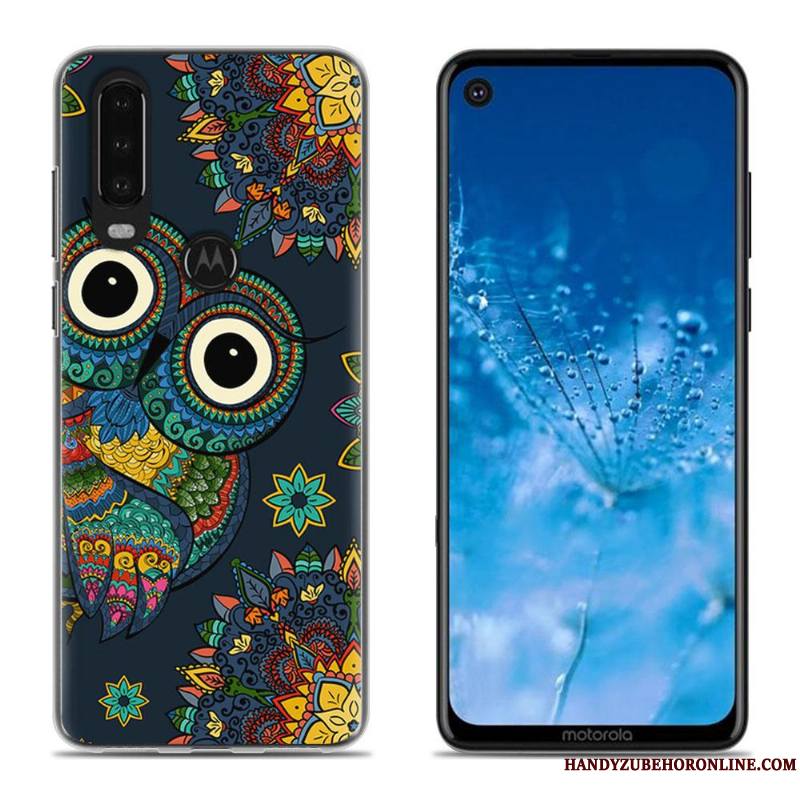 Moto G8 Coque De Téléphone Créatif Blanc Chaud Dessin Animé Tout Compris Silicone