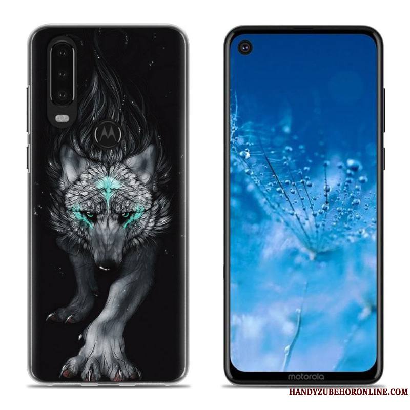 Moto G8 Coque De Téléphone Créatif Blanc Chaud Dessin Animé Tout Compris Silicone