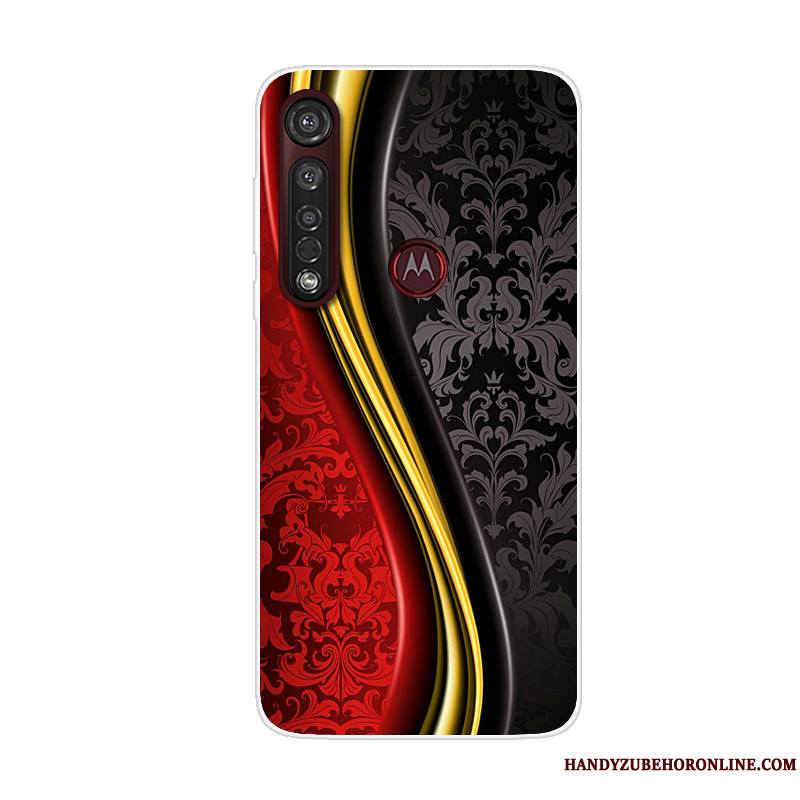 Moto G8 Plus Coque Dessin Animé Silicone Étui Tendance Incassable Tout Compris Téléphone Portable