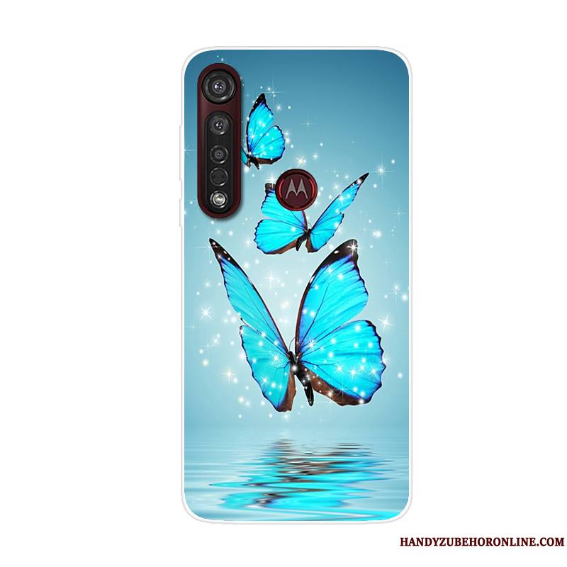 Moto G8 Plus Coque Dessin Animé Silicone Étui Tendance Incassable Tout Compris Téléphone Portable