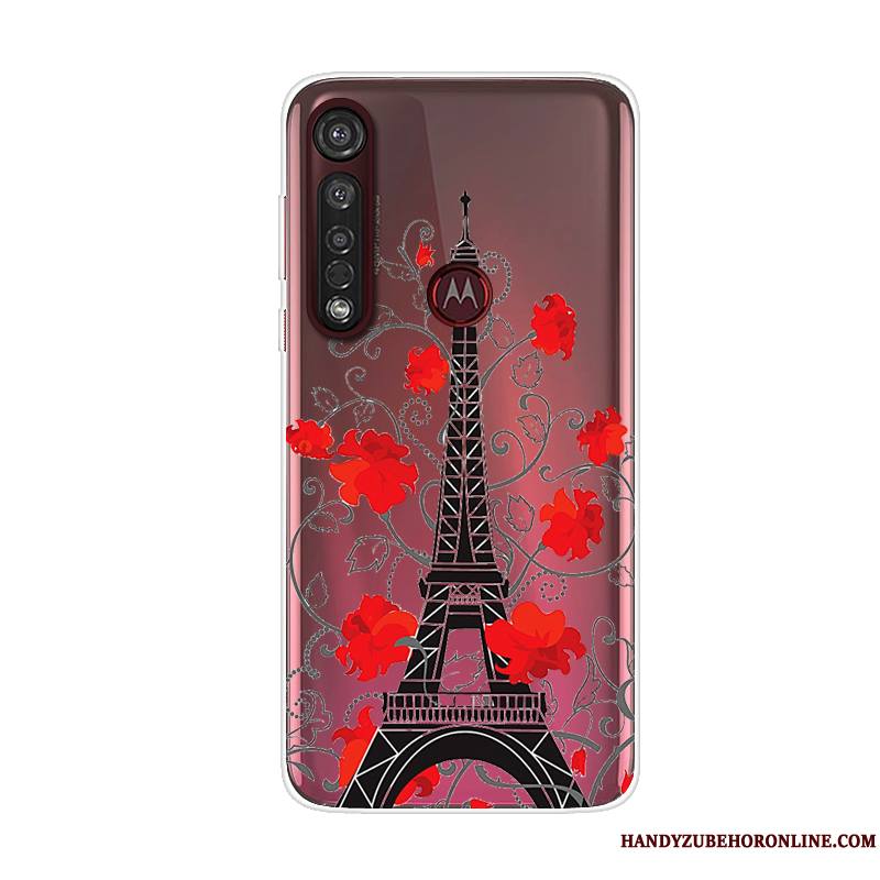 Moto G8 Plus Coque Dessin Animé Silicone Étui Tendance Incassable Tout Compris Téléphone Portable