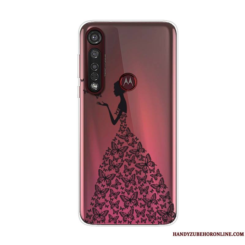 Moto G8 Plus Coque Dessin Animé Silicone Étui Tendance Incassable Tout Compris Téléphone Portable