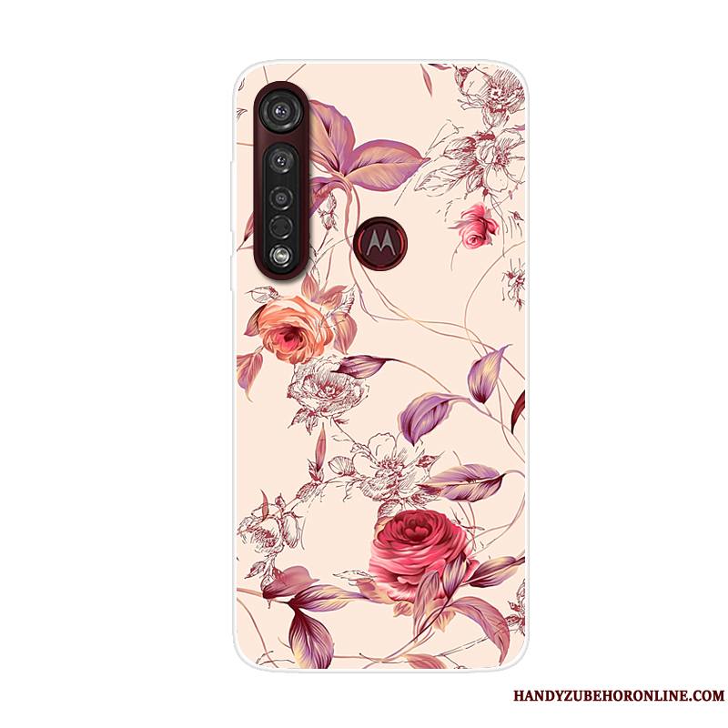 Moto G8 Plus Coque Dessin Animé Silicone Étui Tendance Incassable Tout Compris Téléphone Portable