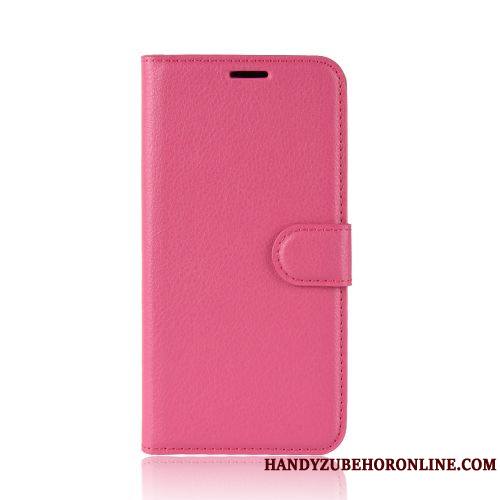 Moto G8 Power Coque Violet Portefeuille Étui En Cuir Litchi Incassable Modèle Fleurie Housse