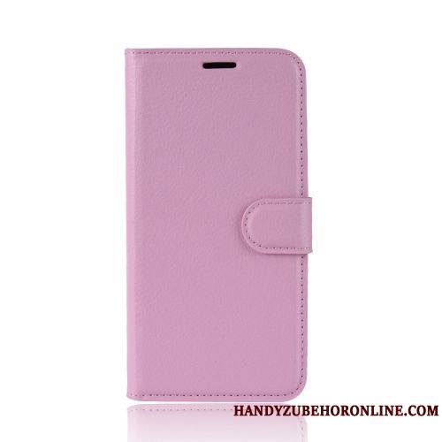 Moto G8 Power Coque Violet Portefeuille Étui En Cuir Litchi Incassable Modèle Fleurie Housse