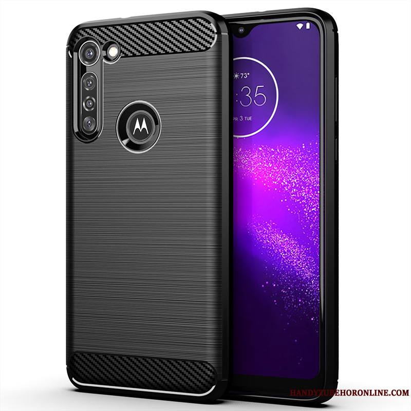 Moto G8 Power Incassable Antidérapant Gris Étui Coque De Téléphone Tout Compris Silicone