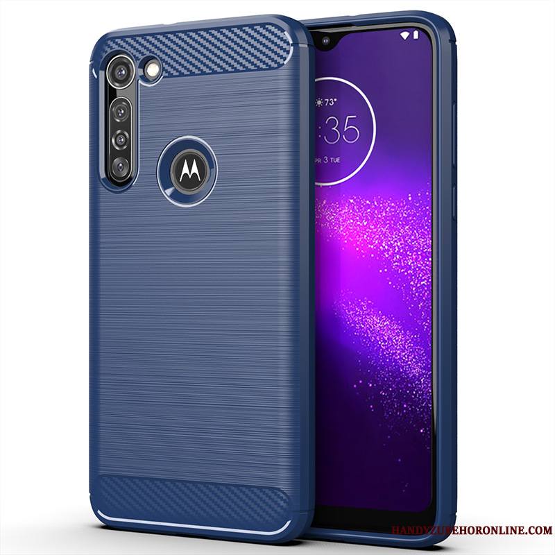 Moto G8 Power Incassable Antidérapant Gris Étui Coque De Téléphone Tout Compris Silicone