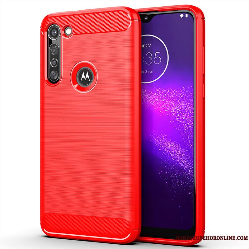 Moto G8 Power Incassable Antidérapant Gris Étui Coque De Téléphone Tout Compris Silicone