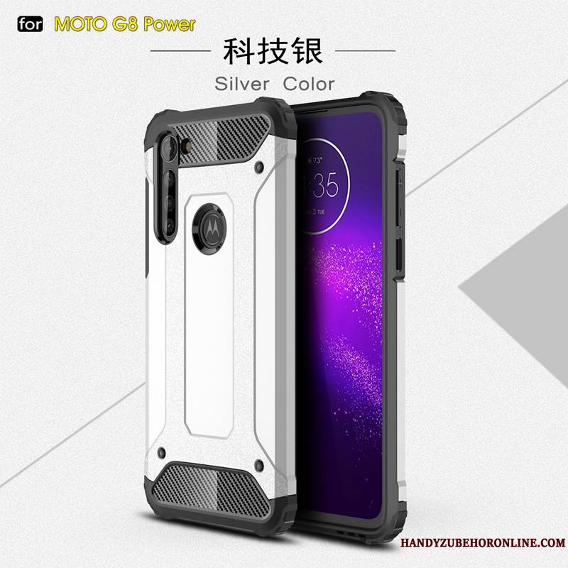 Moto G8 Power Protection Incassable Vent Fluide Doux Nouveau Coque De Téléphone Étui