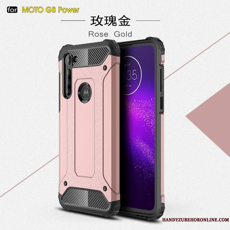 Moto G8 Power Protection Incassable Vent Fluide Doux Nouveau Coque De Téléphone Étui